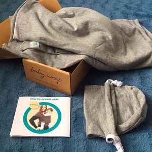 Bamboo Baby Wrap, infant carrier, EUC, 0-36months